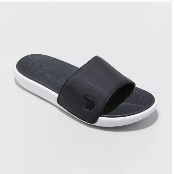 all in motion Shoes Mens Wesley Slide Sandals All In Motion Black